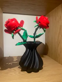 Vase spirale pour fleurs en briques — photo 4