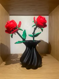 Vase spirale pour fleurs en briques — photo 2