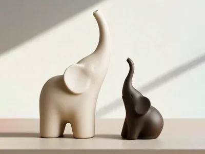 Elephant-shaped home decor