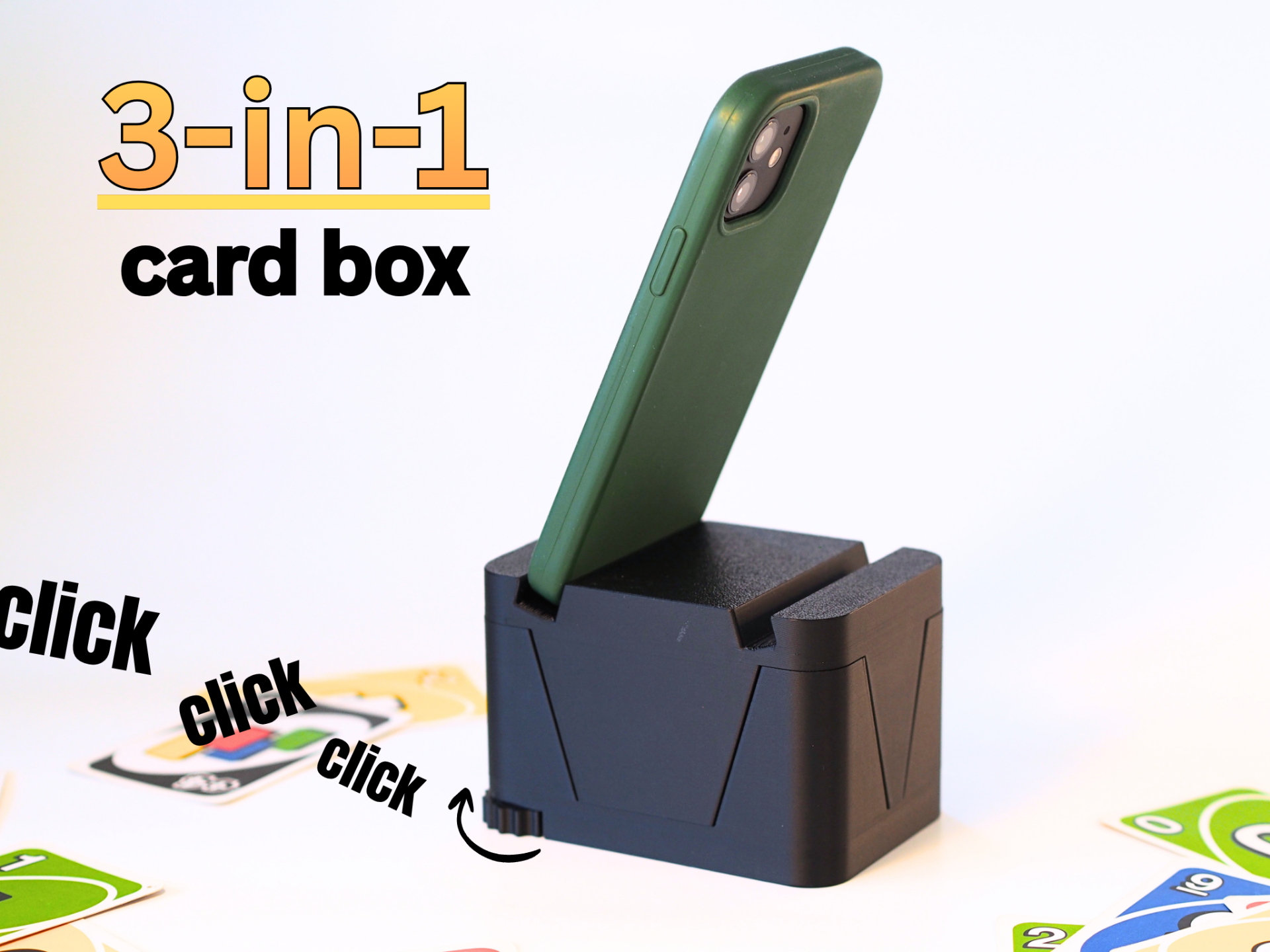 Multifunctional Playcard Box  