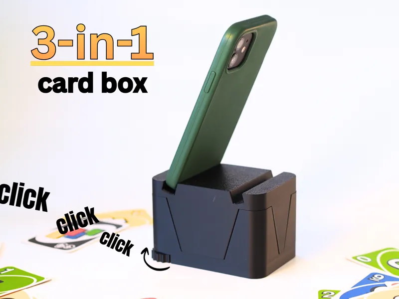 Multifunctional Playcard Box  
