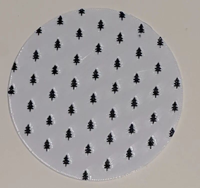 christmas tree coaster