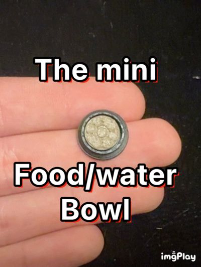 mini food/water bowl