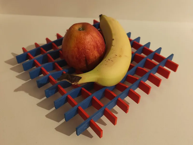 Gravity tray - fruit tray