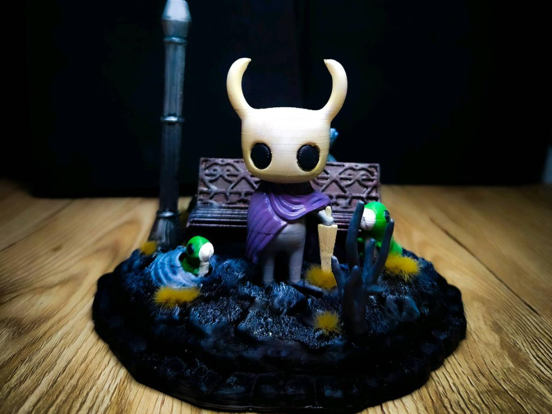 Hollow Knight - Checkpoint Bench Diorama fanmade