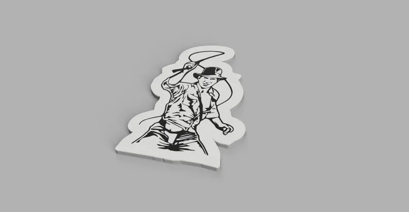 Indiana Jones fan art figure