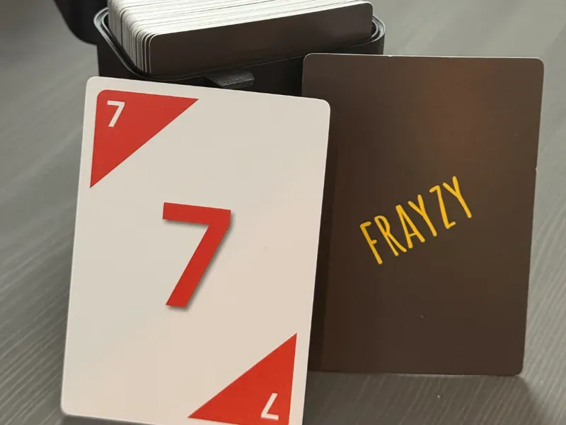 Frayzy Card Game Travel Box
