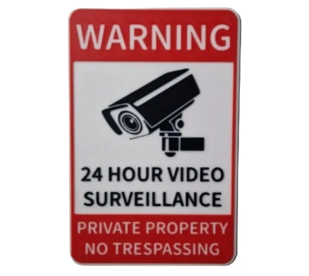 Video Surveillance Sign by JulesPrint3D MakerWorld: Download Free 3D Models