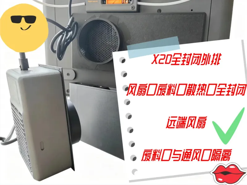 X2D全封闭远端外排