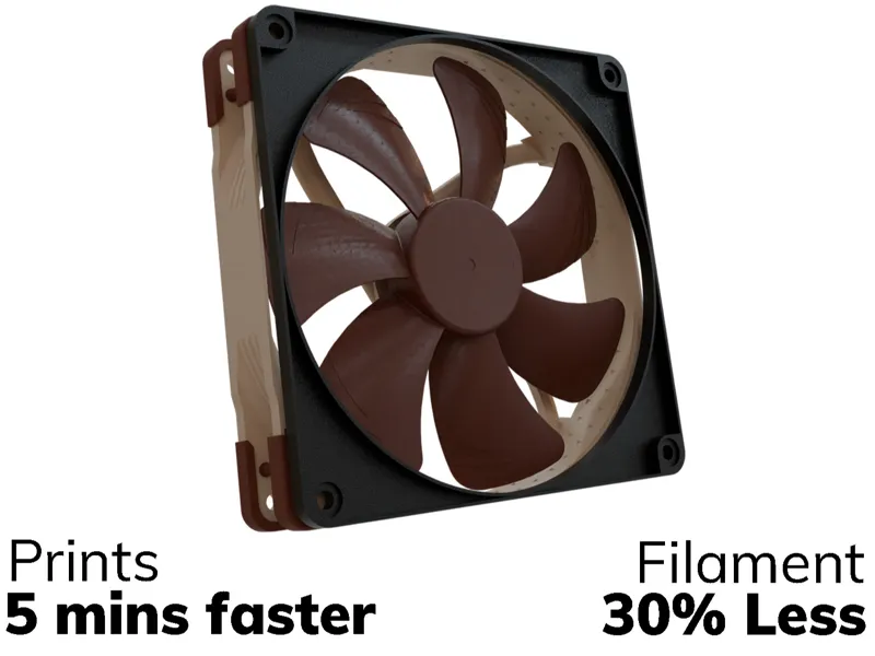 Fan Spacer Quiet Airflow Mod - 140mm 120mm 92mm