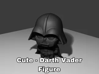 Cute Darth Vader Figure