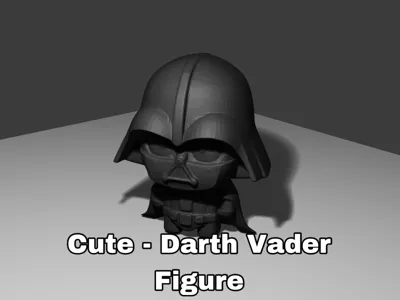 Cute Darth Vader Figure