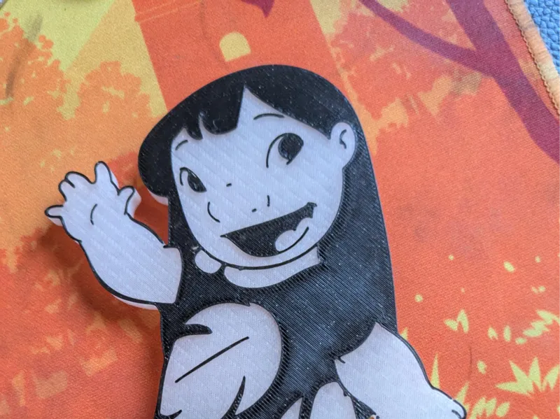 Lilo Glow in the dark decal