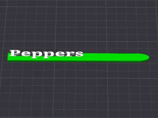 Peppers Garden Marker