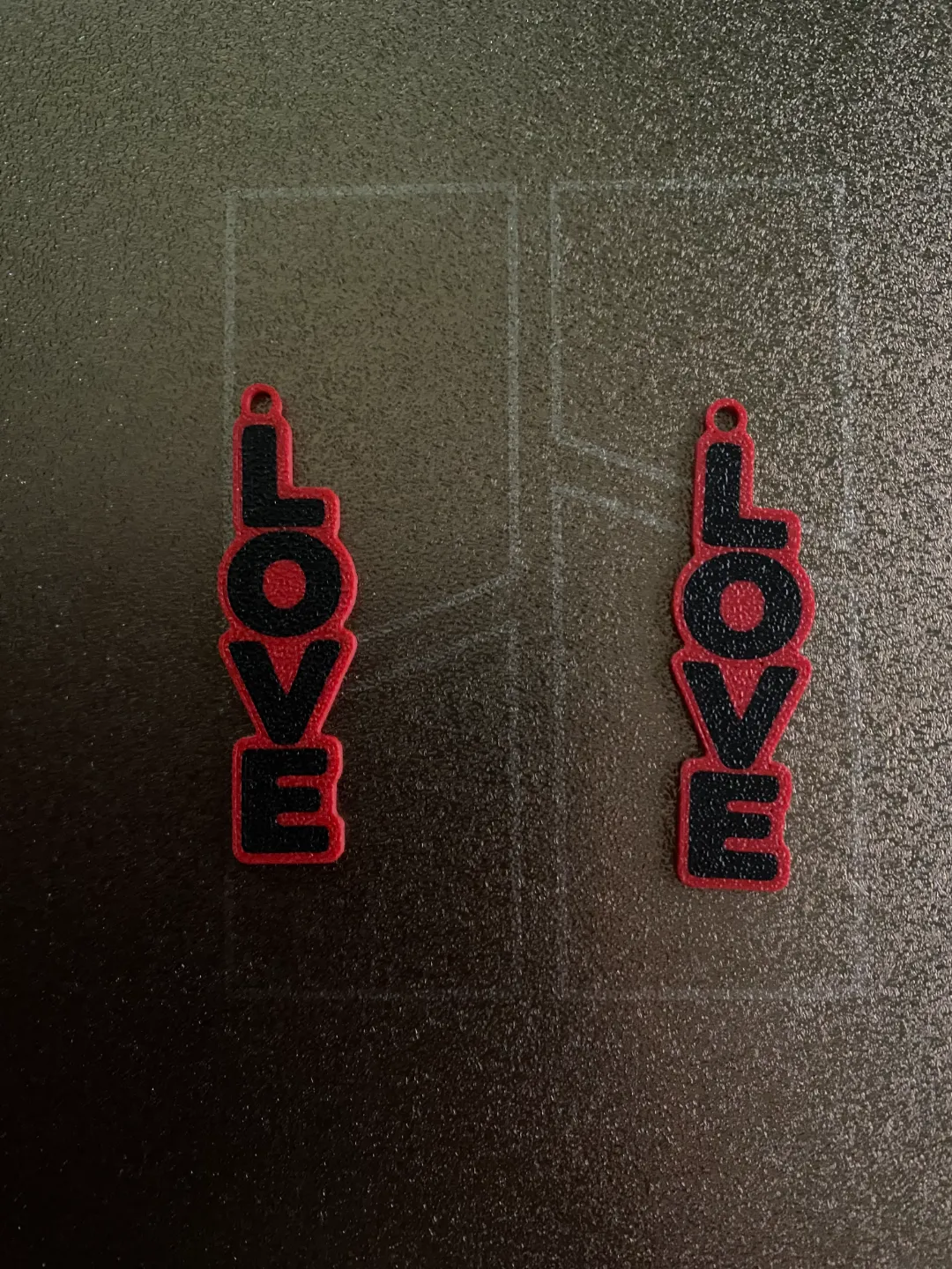 love earrings view 2