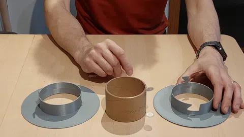 Inside mini Bambu Spool