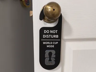 FIFA World Cup Door Sign