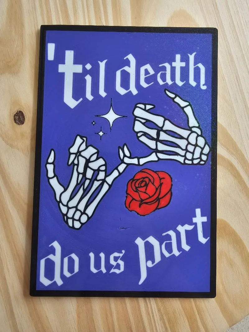 Till Death Do Us Part Sign