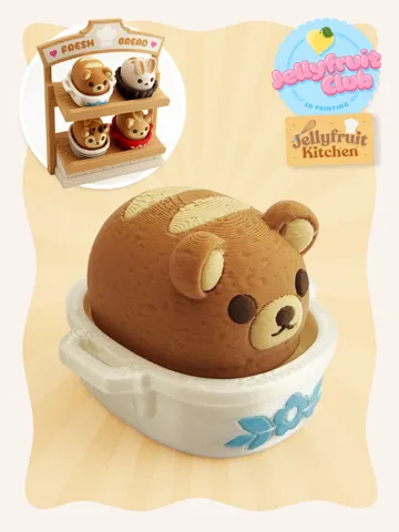Objeto manipulable: Loaf Buddies Bear Clicker — vista de referencia 2