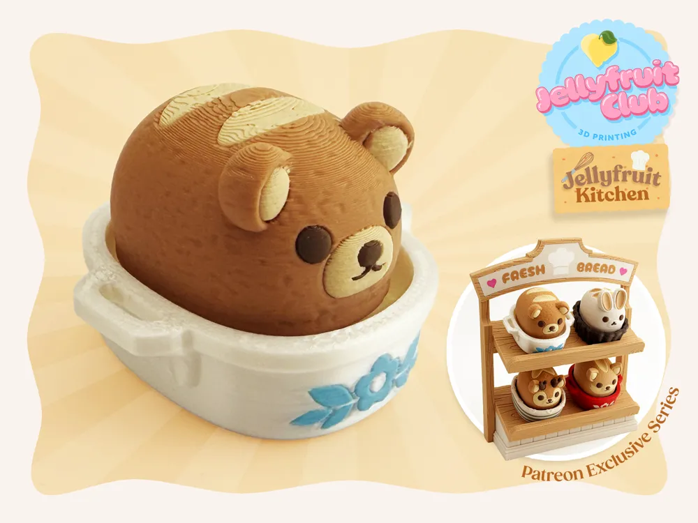 Objeto manipulable: Loaf Buddies Bear Clicker. Referencia del modelo original.