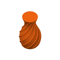 Vase spirale — 160 x 90 mm — photo 2