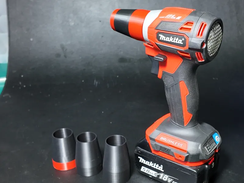 Jet Air Blower from an Old Makita Drill Shell