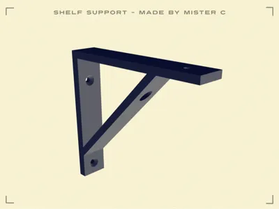 Petite (But Strong) Shelf Support