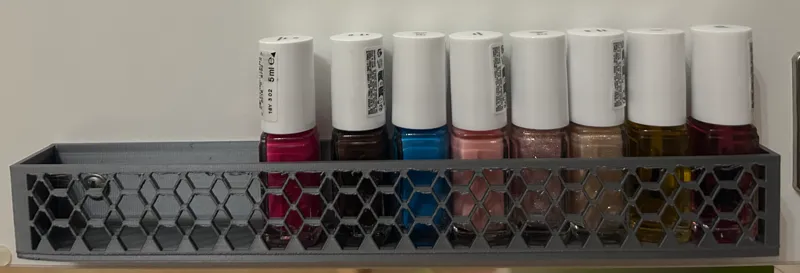 Nail polish storage box