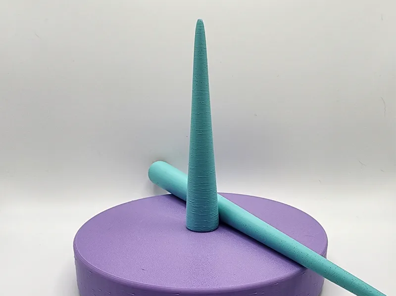 Spinning Yarn Holder,  no snag design