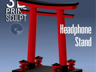 Headphone Stand - Torii Gate