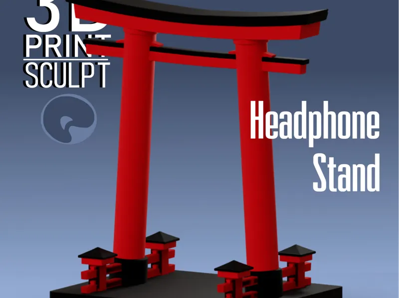 Headphone Stand - Torii Gate
