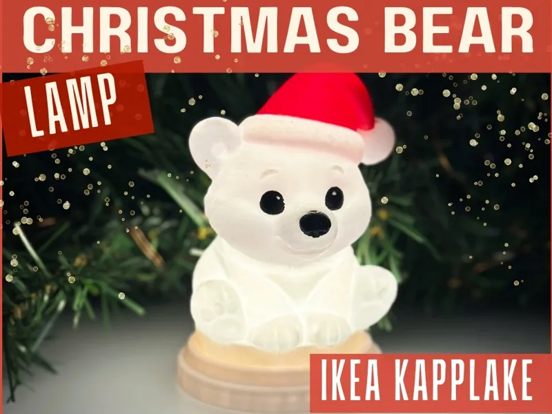 Christmas Bear Lamp
