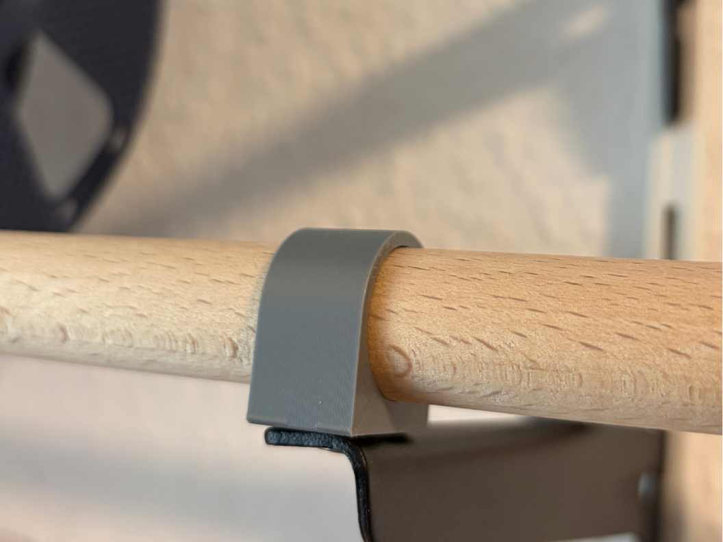 Einfache Halterung für 20mm Holzstäbe