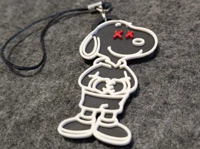 Snoopy x Kaws Keyring