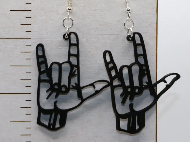 ASL Love Earrings