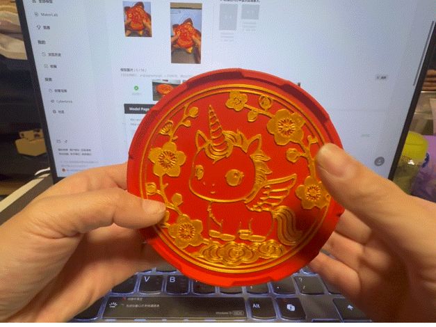 旋转首饰盒 配件盒 小马 收纳 马年 可爱 独角兽 可堆叠