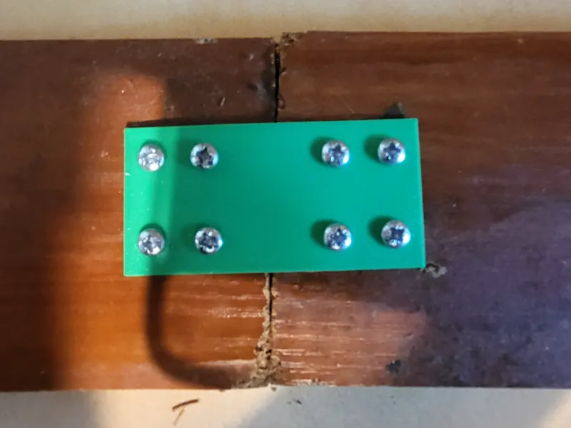 Universal Wood Joint Reinforcement Plate