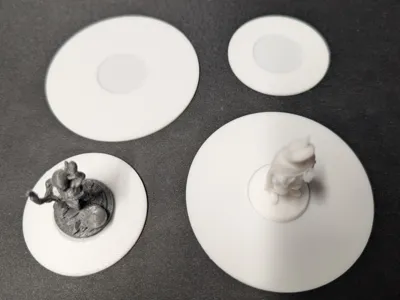 TTRPG D&D Drawsteel base expand 25 to 50 or 75mm