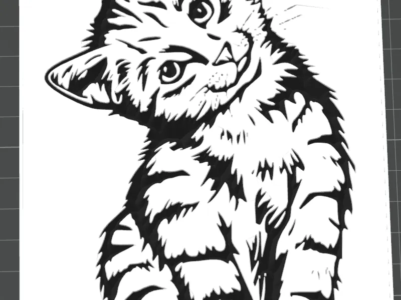 Panneau chat mechant