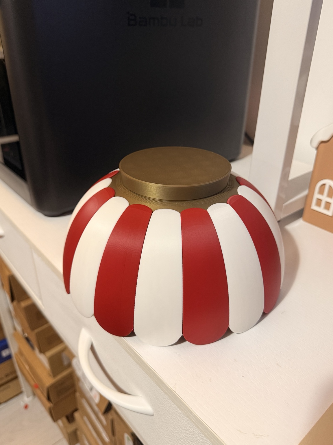 Elegant Christmas Scalloped Bowl - No AMS - Free 3D Print Model ...