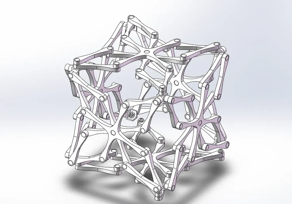 Transformable Expanding Cube/Desktop Art Piece (Partially Integrated ...