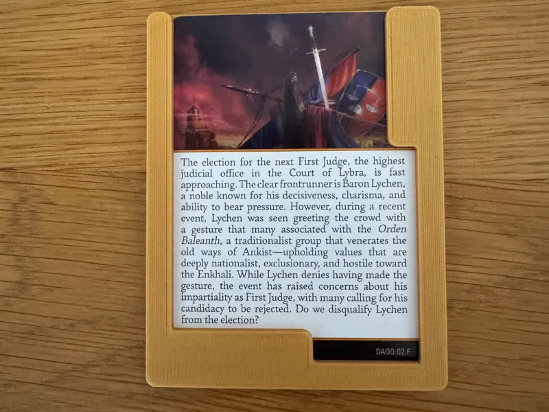 Queen's Dilemma Valuable Information Insert