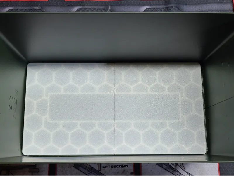 50Cal Ammo Can Box Flat Floor Base