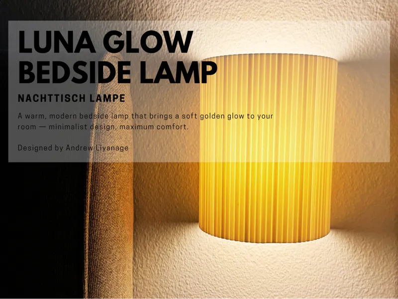 Luna Glow Bedside Lamp – Wall-Mounted