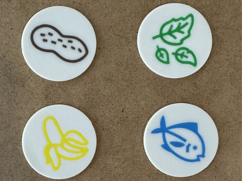 Feed the Animals book replacement pieces