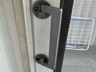 Foldable slide door handle / insect screen handle