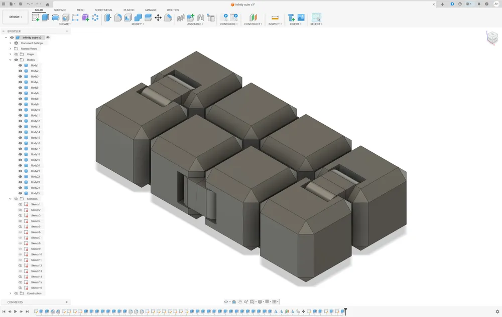 Infinity Cube Fidget - Free 3D Print Model - MakerWorld