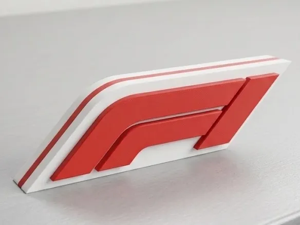 Formula one Logo Wall Art | Modern F1 3D Decor