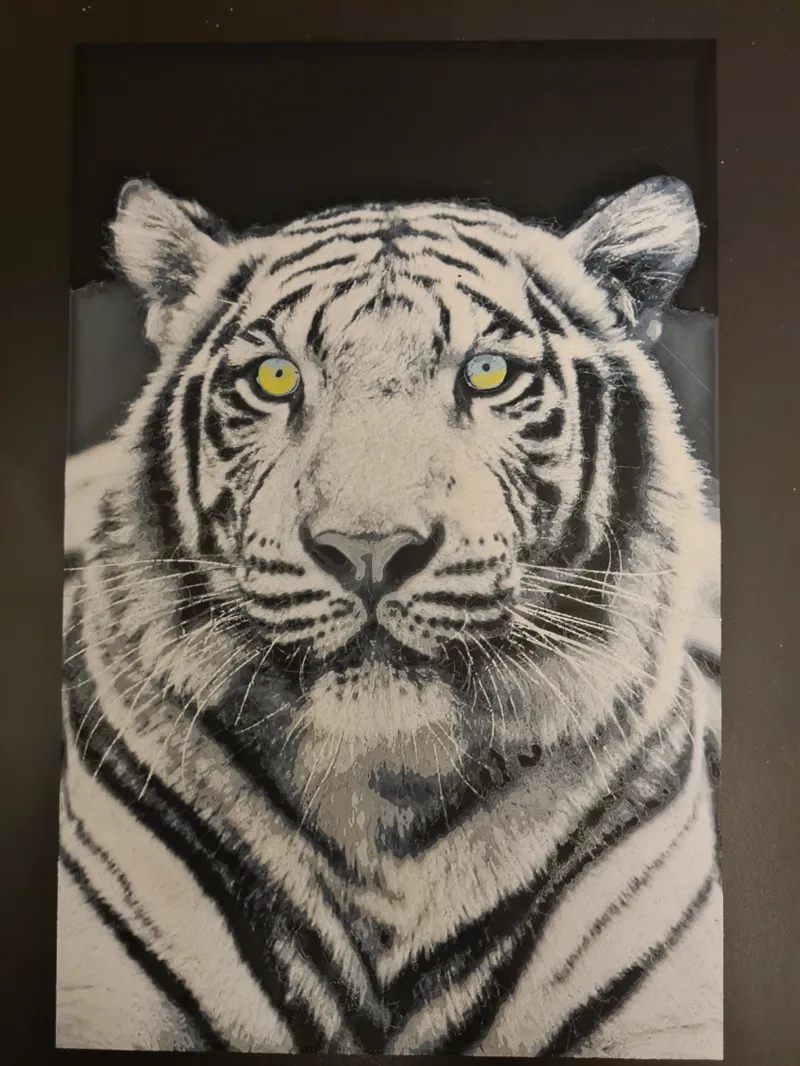 Hueforge - White Tiger V2