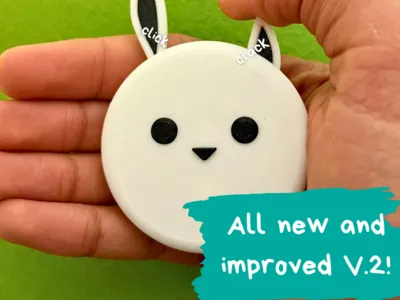 Cute Rabbit with switching ears V.2 Fidget toy